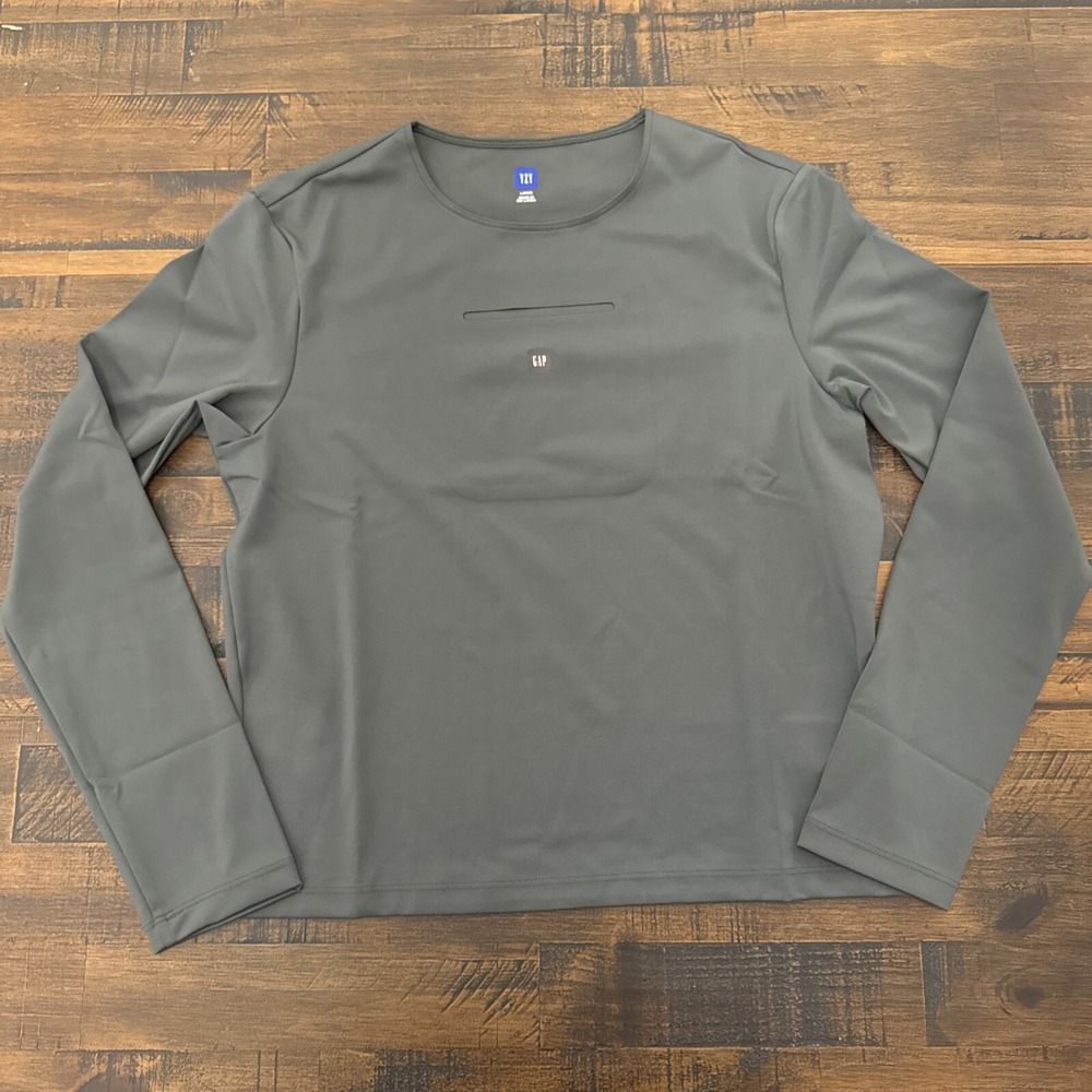 Yeezy x Gap Engineered Balenciaga Women's Long Sleeve Second Skin Green Large L